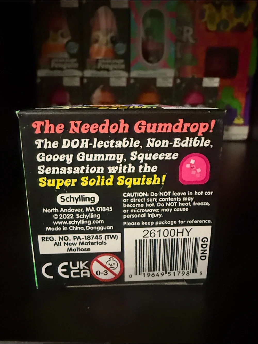 Nee Doh Gumdrop Pink NEW Sealed Authentic NeeDoh Viral pink gum drop